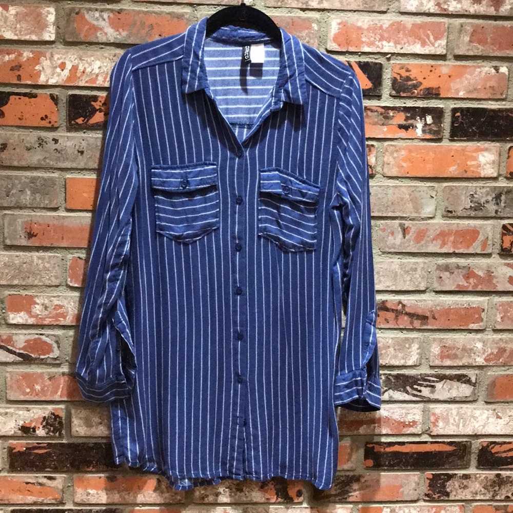 H&M Striped Blouse